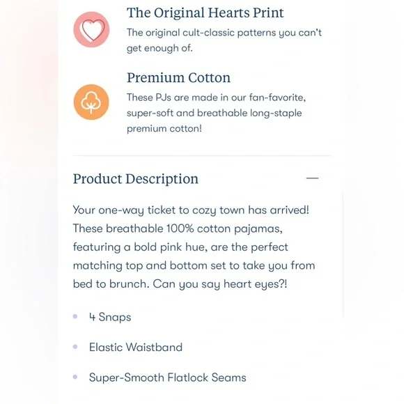 Roller Rabbit Heart pajamas - Picture 3 of 10